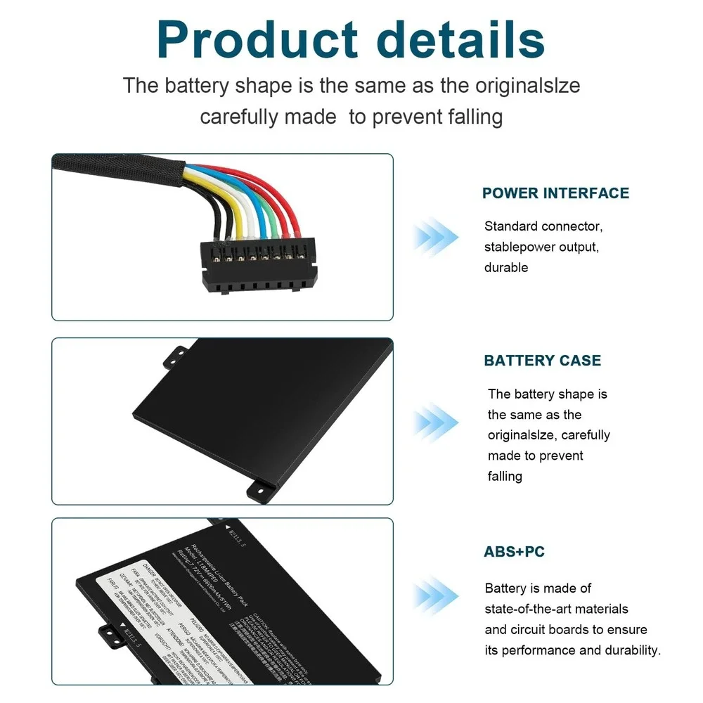L18M4PE0 Battery for Lenovo Yoga C740-14 IML 7.72V 6606mAh 51Wh Li-ion New